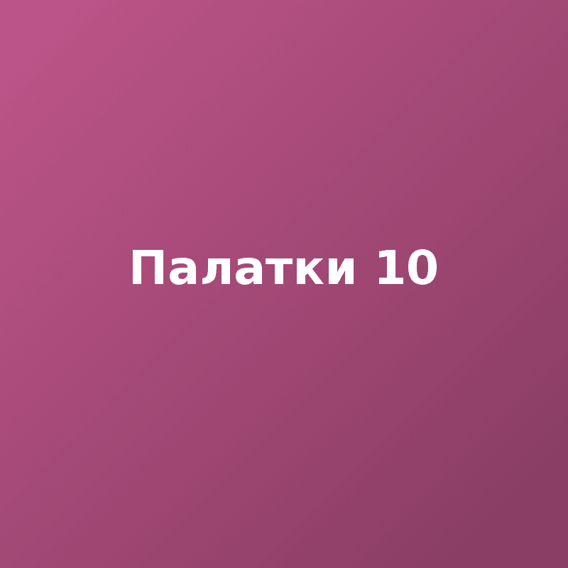 Палатки 10
