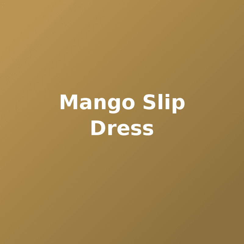 Mango Slip Dress