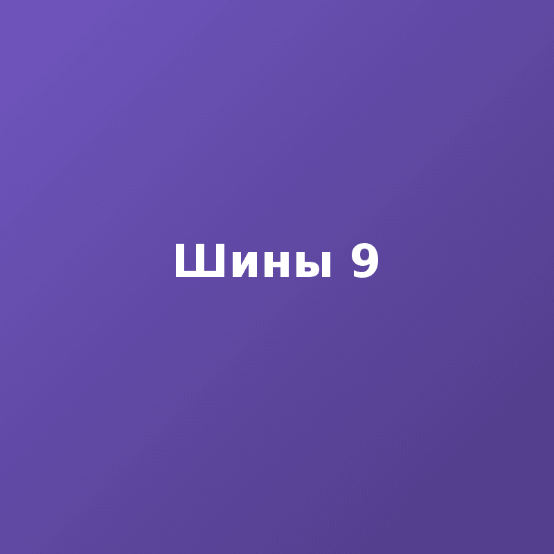 Шины 9