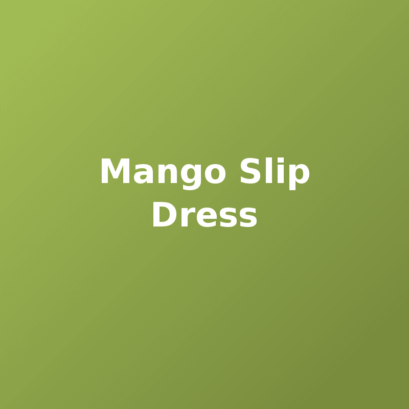 Mango Slip Dress